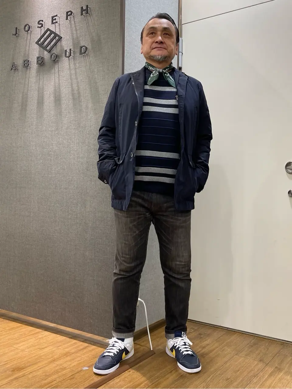 JOSEPH ABBOUD 辰見 コーディネート画像