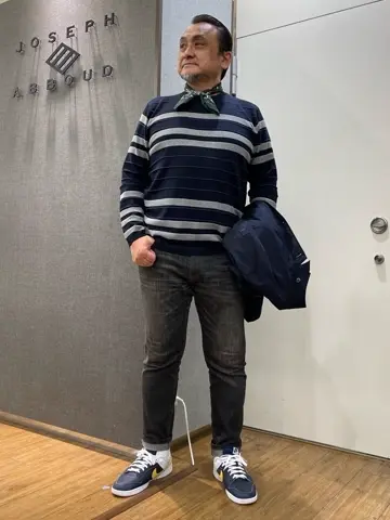 JOSEPH ABBOUD 辰見 コーディネート画像
