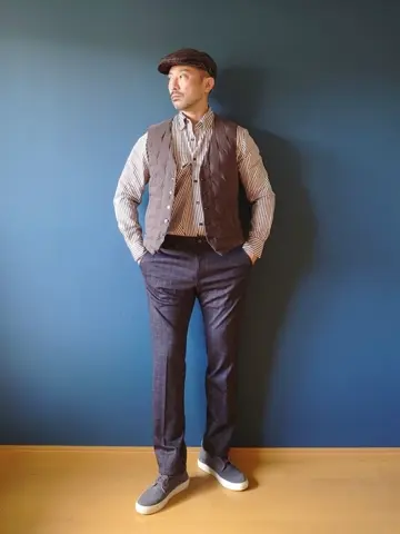 JOSEPH ABBOUD 安東 コーディネート画像