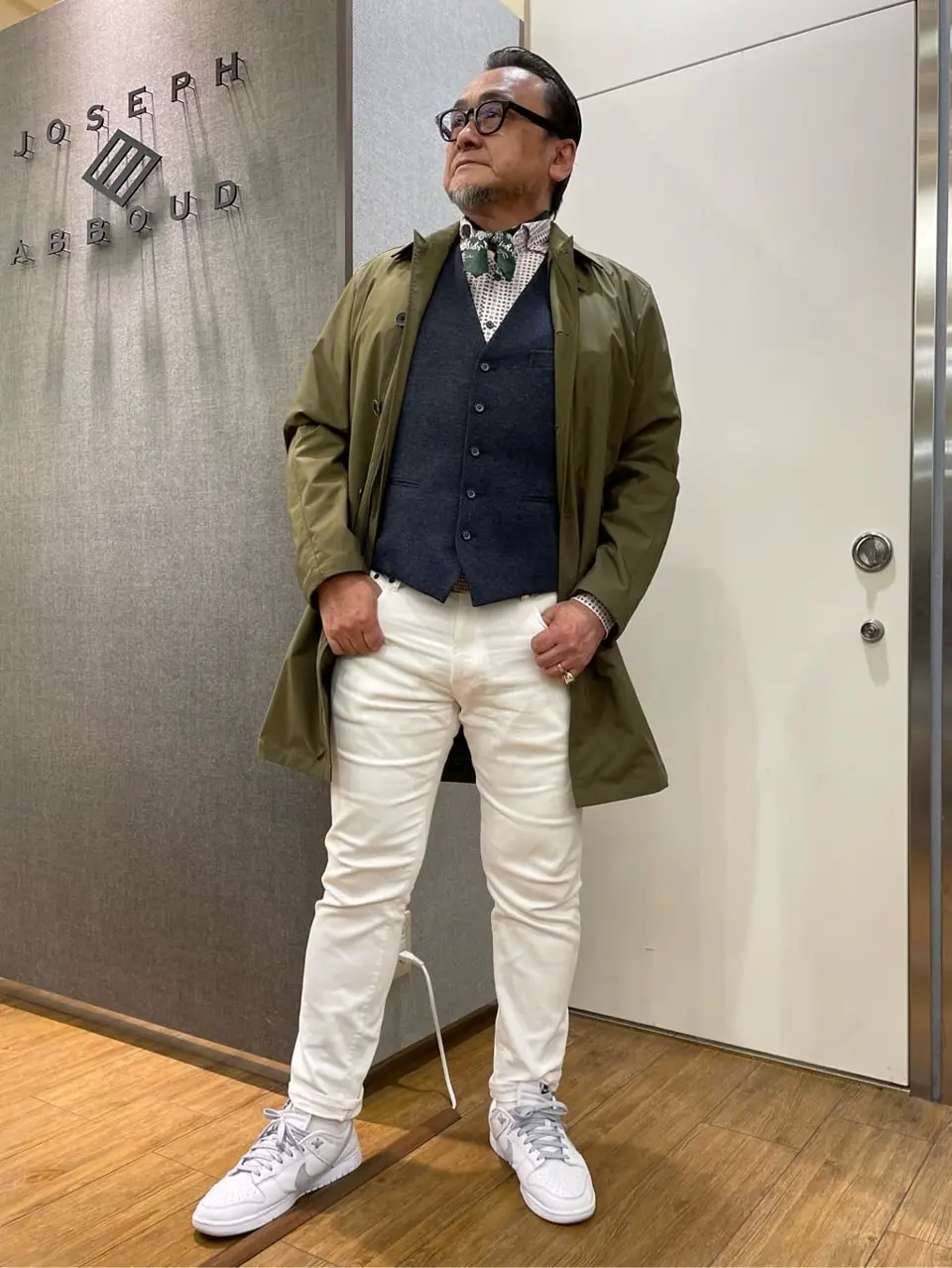 JOSEPH ABBOUD 辰見 コーディネート画像
