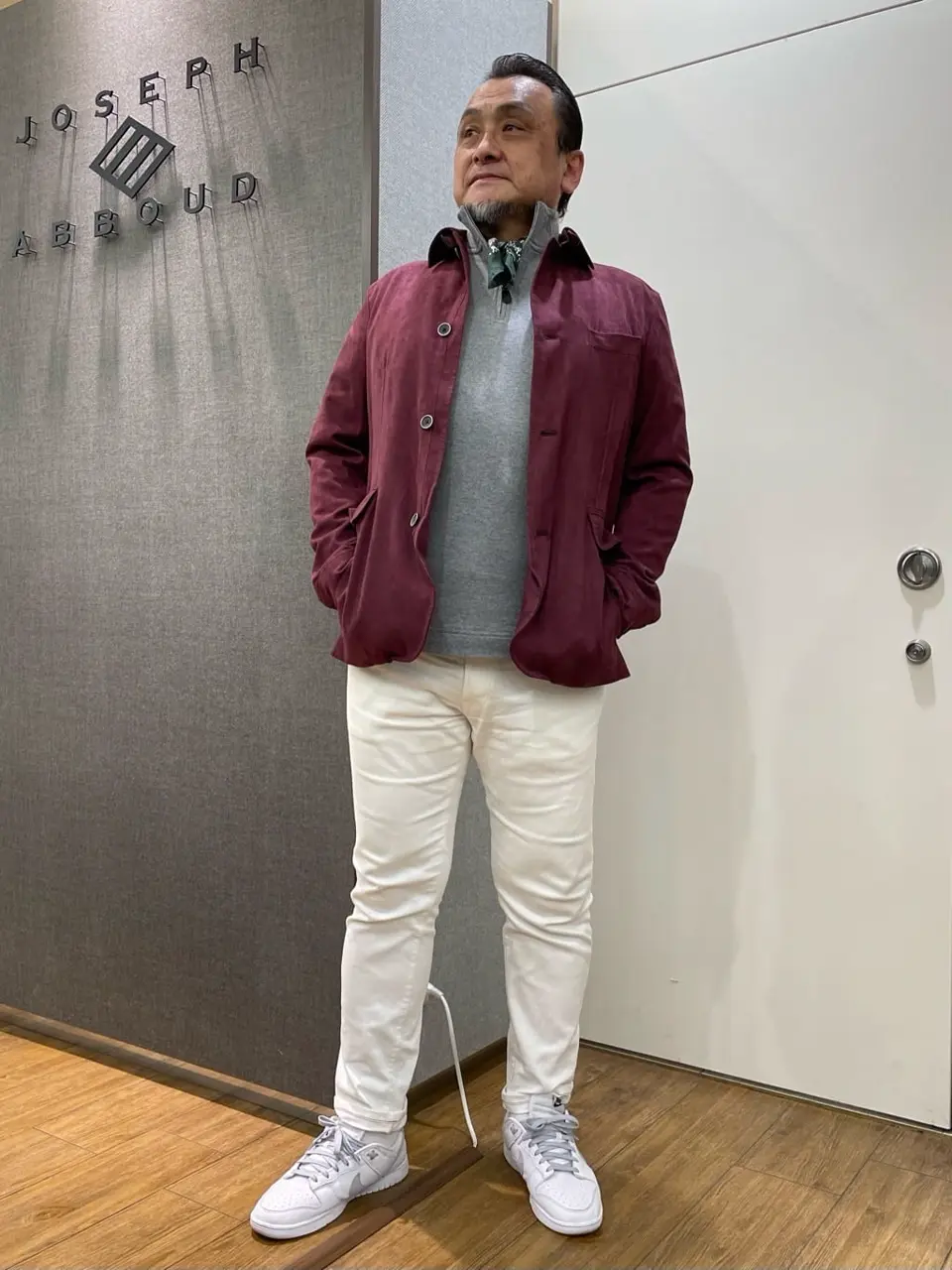 JOSEPH ABBOUD 辰見 コーディネート画像