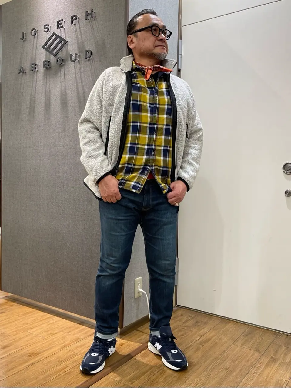 JOSEPH ABBOUD 辰見 コーディネート画像