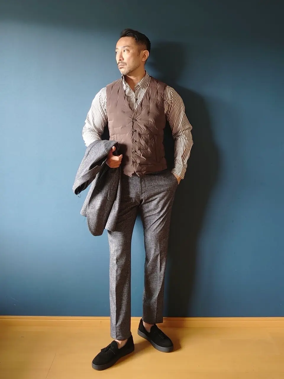 JOSEPH ABBOUD 安東 コーディネート画像