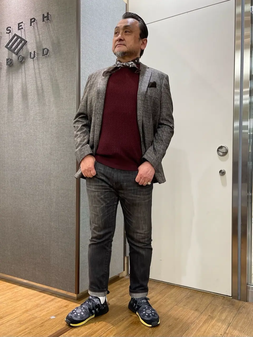 JOSEPH ABBOUD 辰見 コーディネート画像