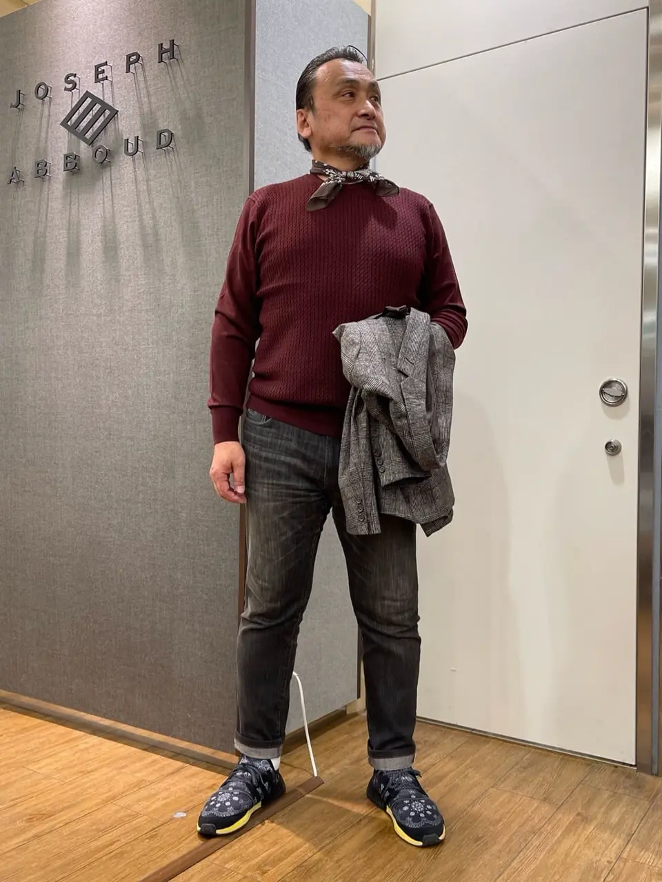 JOSEPH ABBOUD 辰見 コーディネート画像