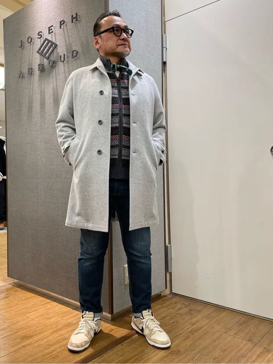 JOSEPH ABBOUD 辰見 コーディネート画像