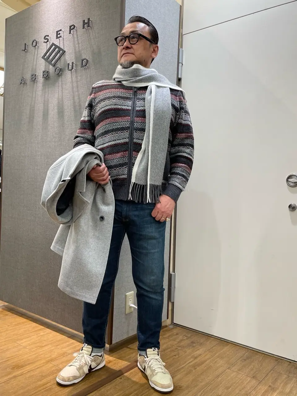 JOSEPH ABBOUD 辰見 コーディネート画像