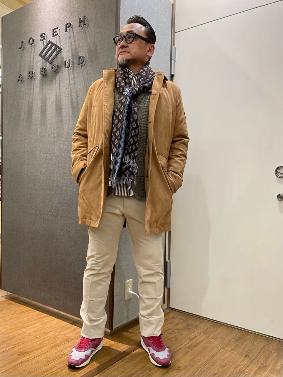 JOSEPH ABBOUD 辰見 コーディネート画像