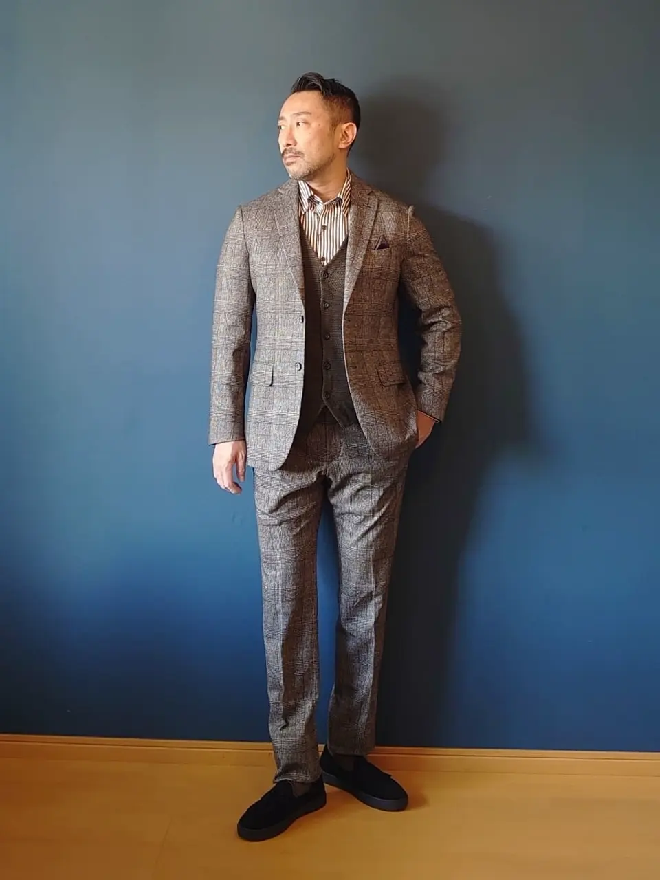 JOSEPH ABBOUD 安東 コーディネート画像