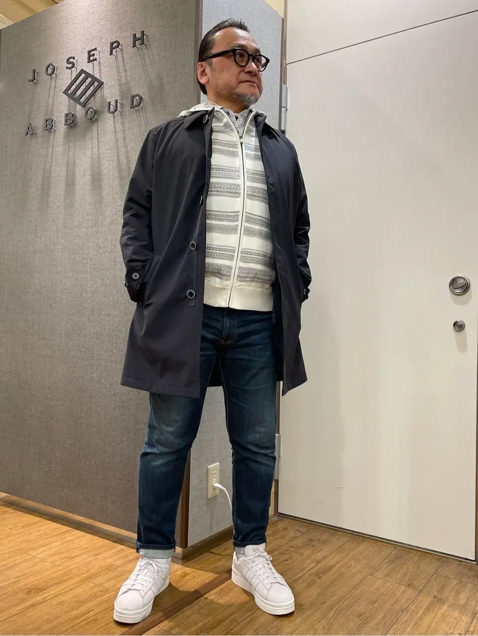 JOSEPH ABBOUD 辰見 コーディネート画像