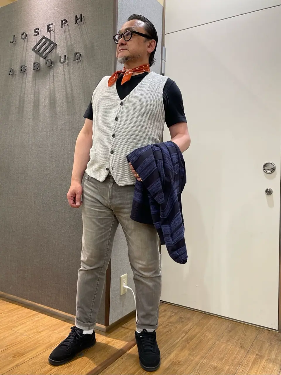 JOSEPH ABBOUD 辰見 コーディネート画像