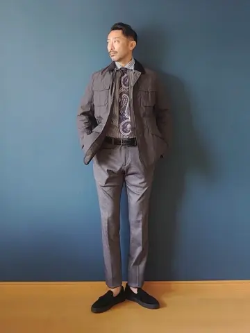 JOSEPH ABBOUD 安東 コーディネート画像