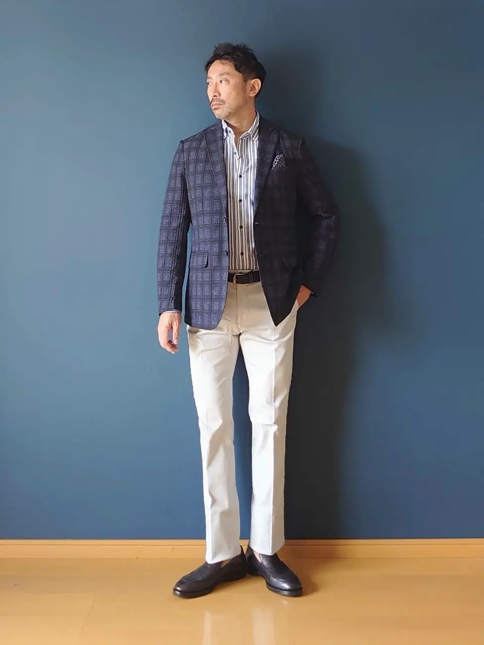 JOSEPH ABBOUD 安東 コーディネート画像