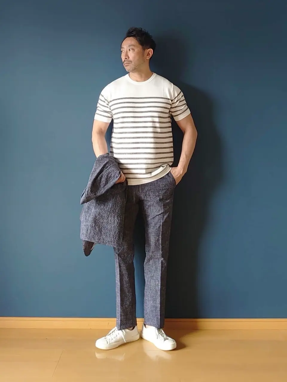 JOSEPH ABBOUD 安東 コーディネート画像