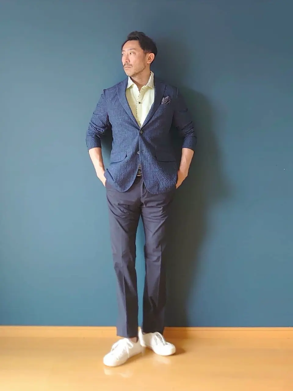 JOSEPH ABBOUD 安東 コーディネート画像