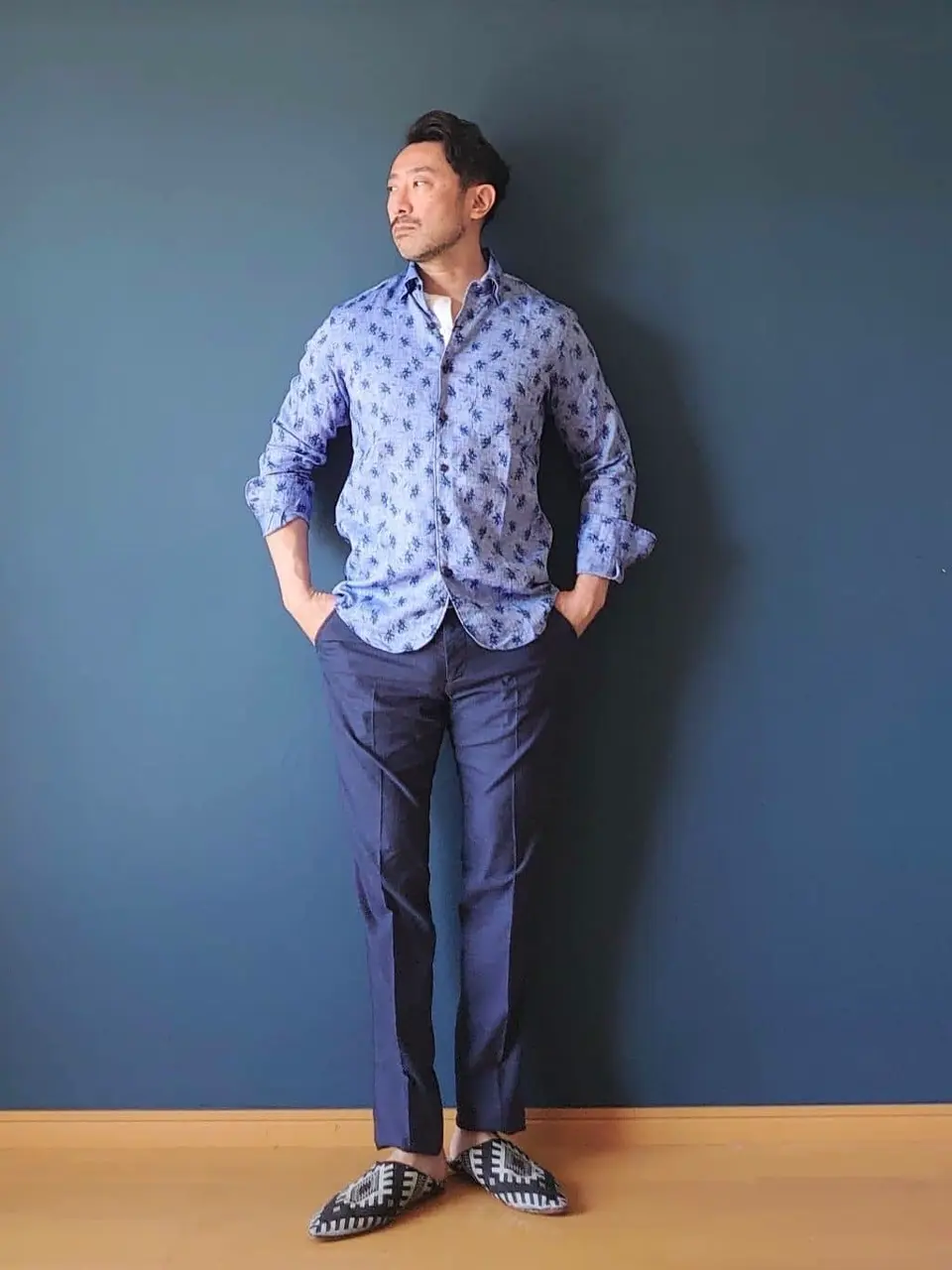 JOSEPH ABBOUD 安東 コーディネート画像