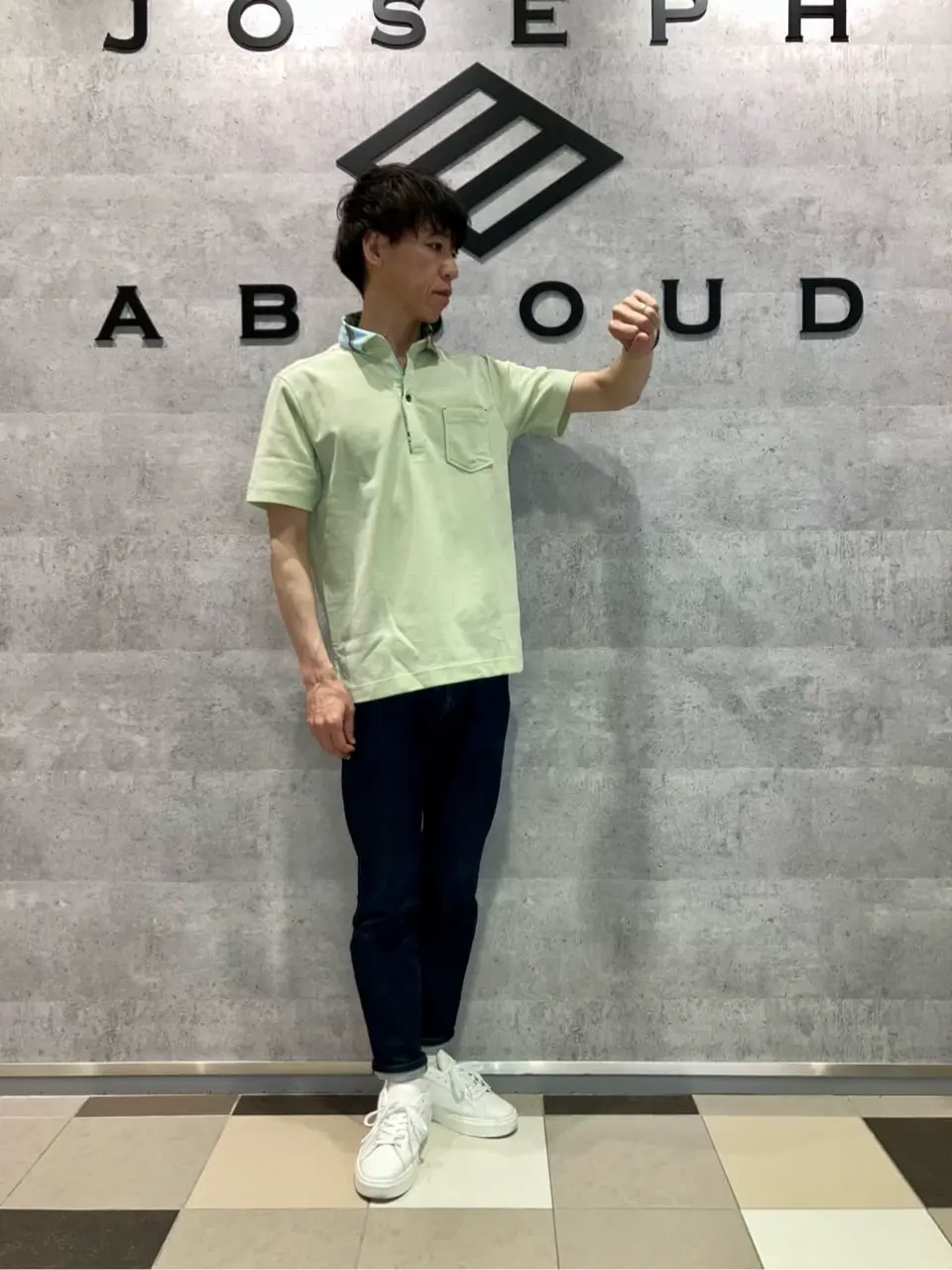 JOSEPH ABBOUD 足立 コーディネート画像