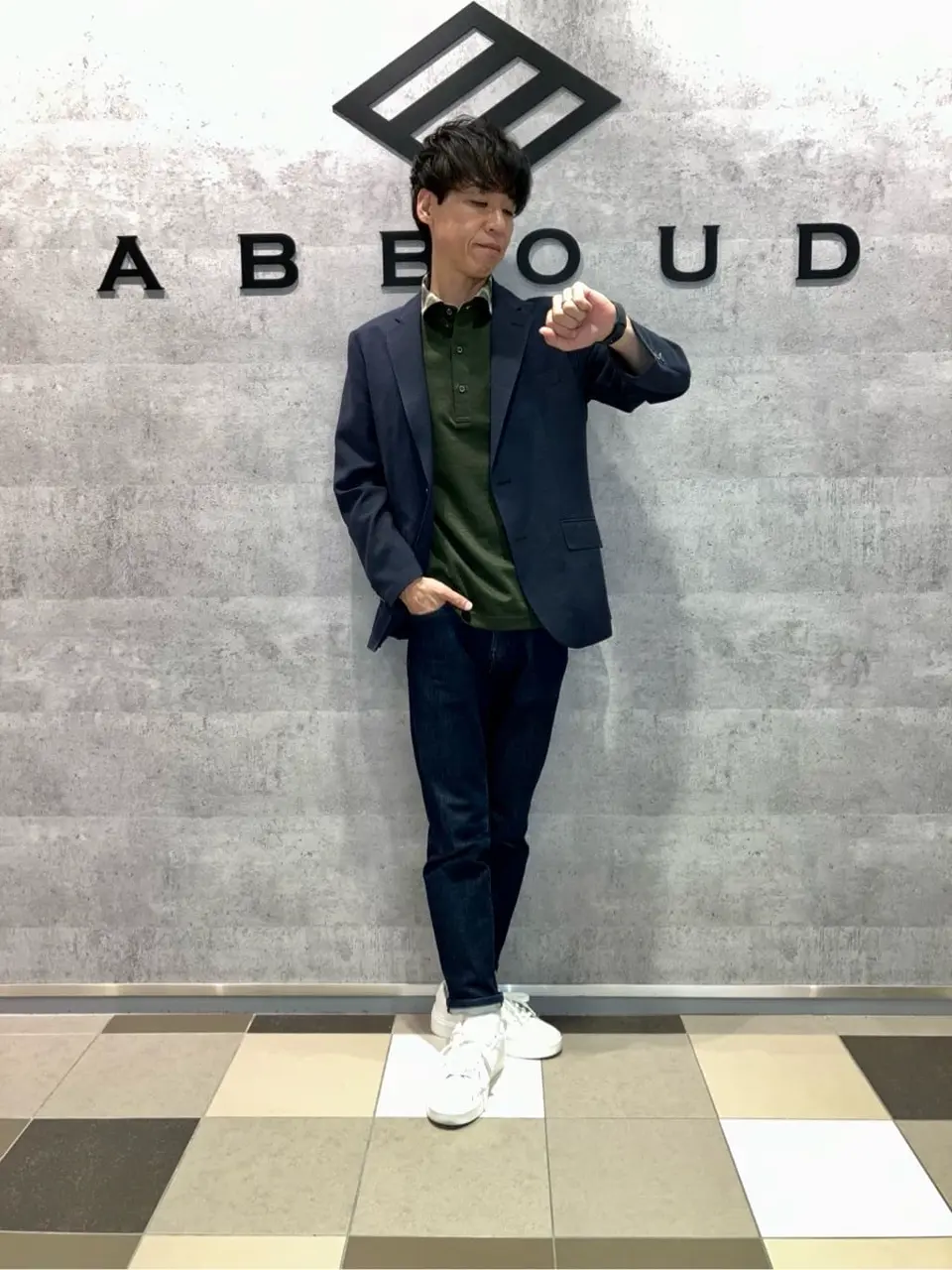 JOSEPH ABBOUD 足立 コーディネート画像