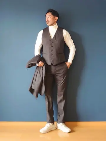 JOSEPH ABBOUD 安東 コーディネート画像