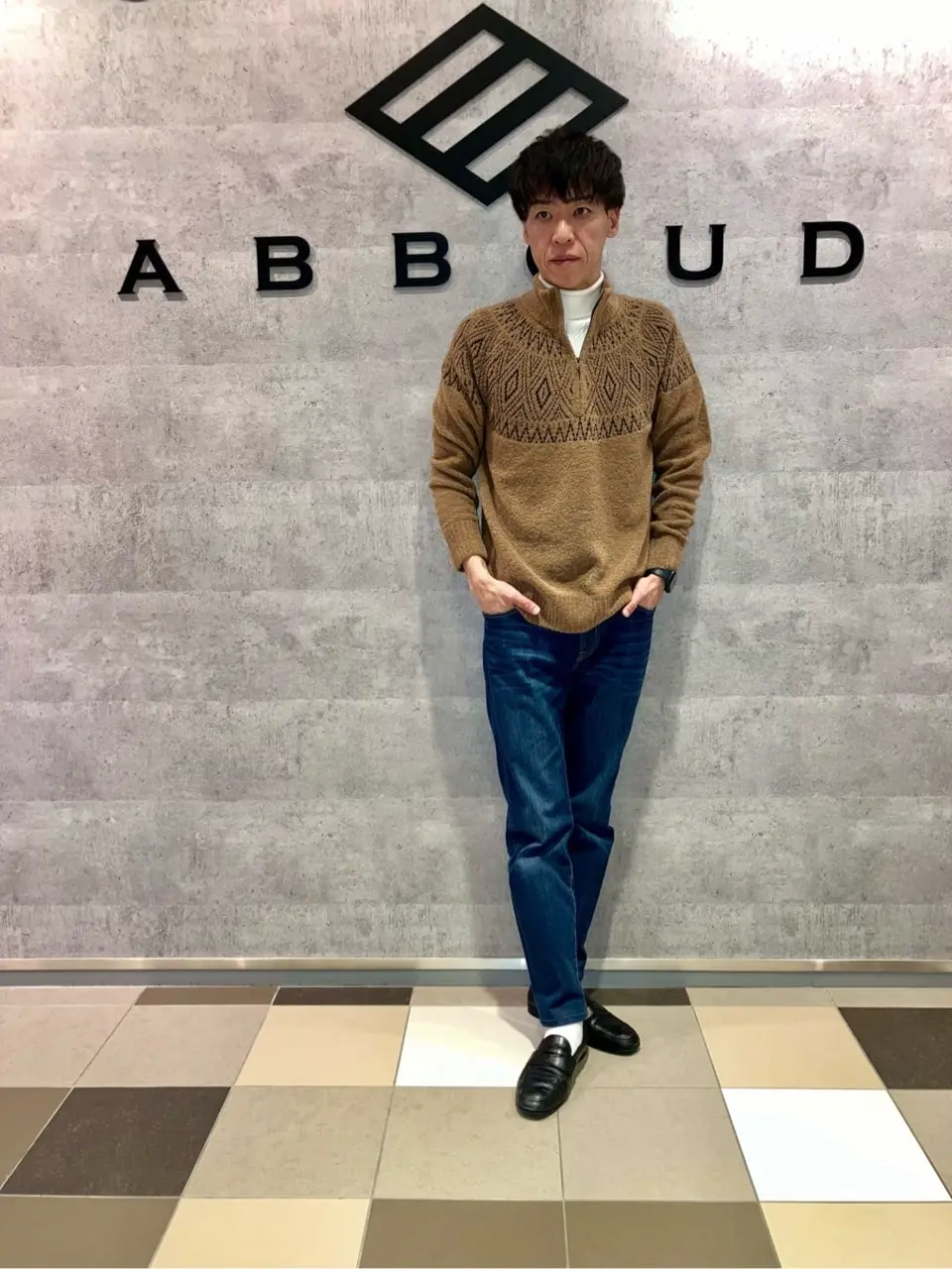 JOSEPH ABBOUD 足立 コーディネート画像