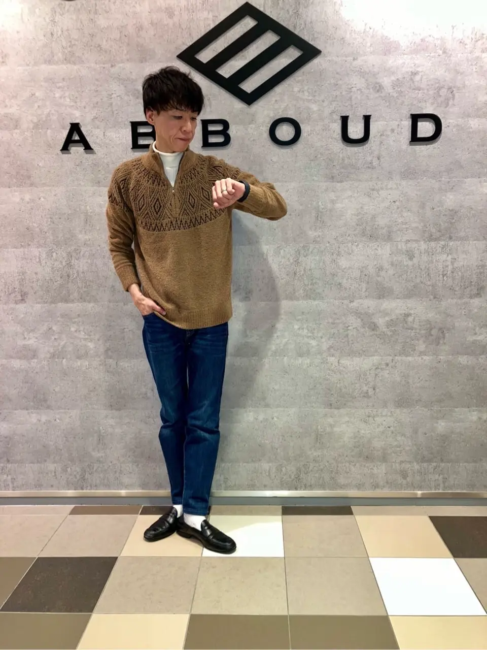 JOSEPH ABBOUD 足立 コーディネート画像