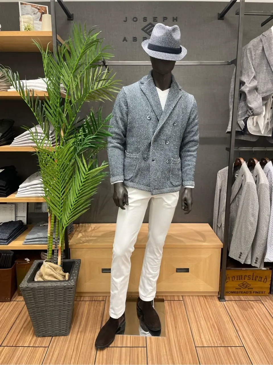 JOSEPH ABBOUD 藤原 コーディネート画像