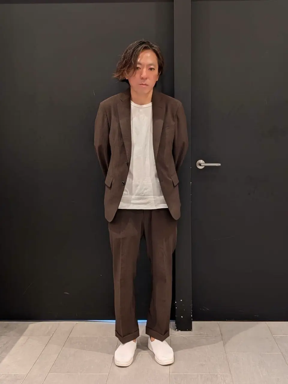 JOSEPH ABBOUD 畑岡 コーディネート画像