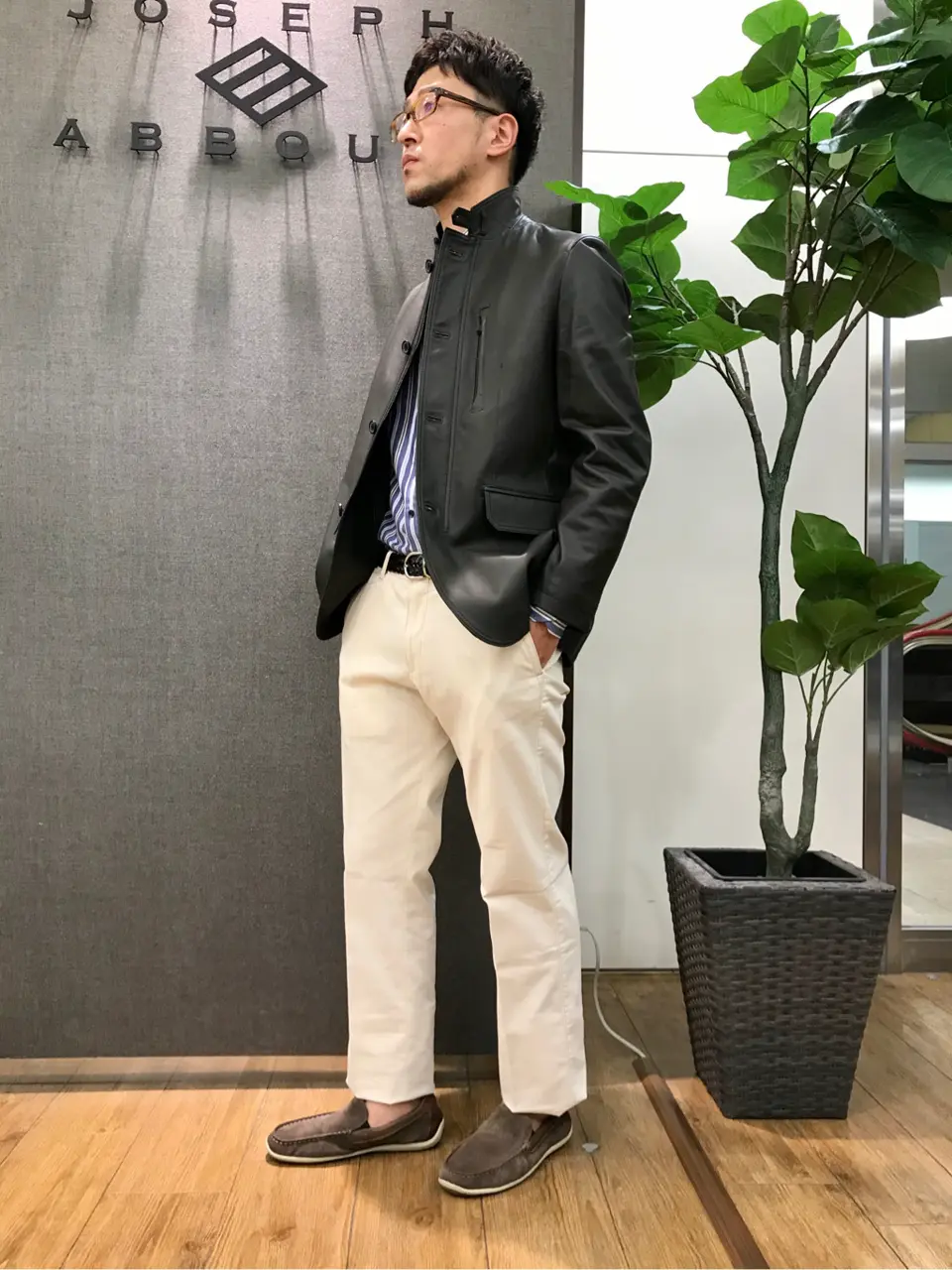 JOSEPH ABBOUD 岡部 コーディネート画像