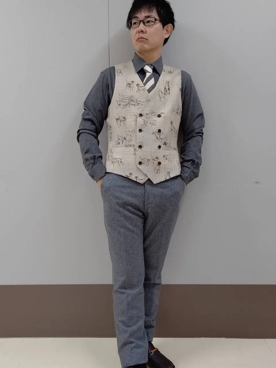 JOSEPH ABBOUD 大坪 コーディネート画像