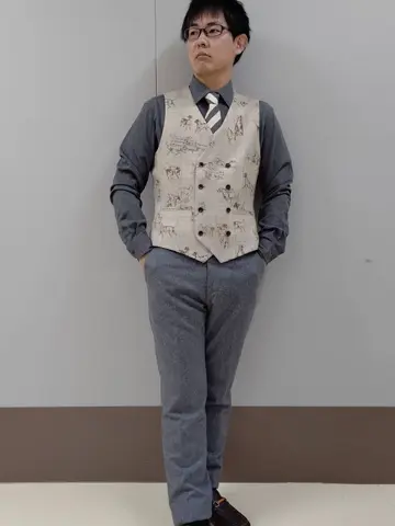 JOSEPH ABBOUD 大坪 コーディネート画像