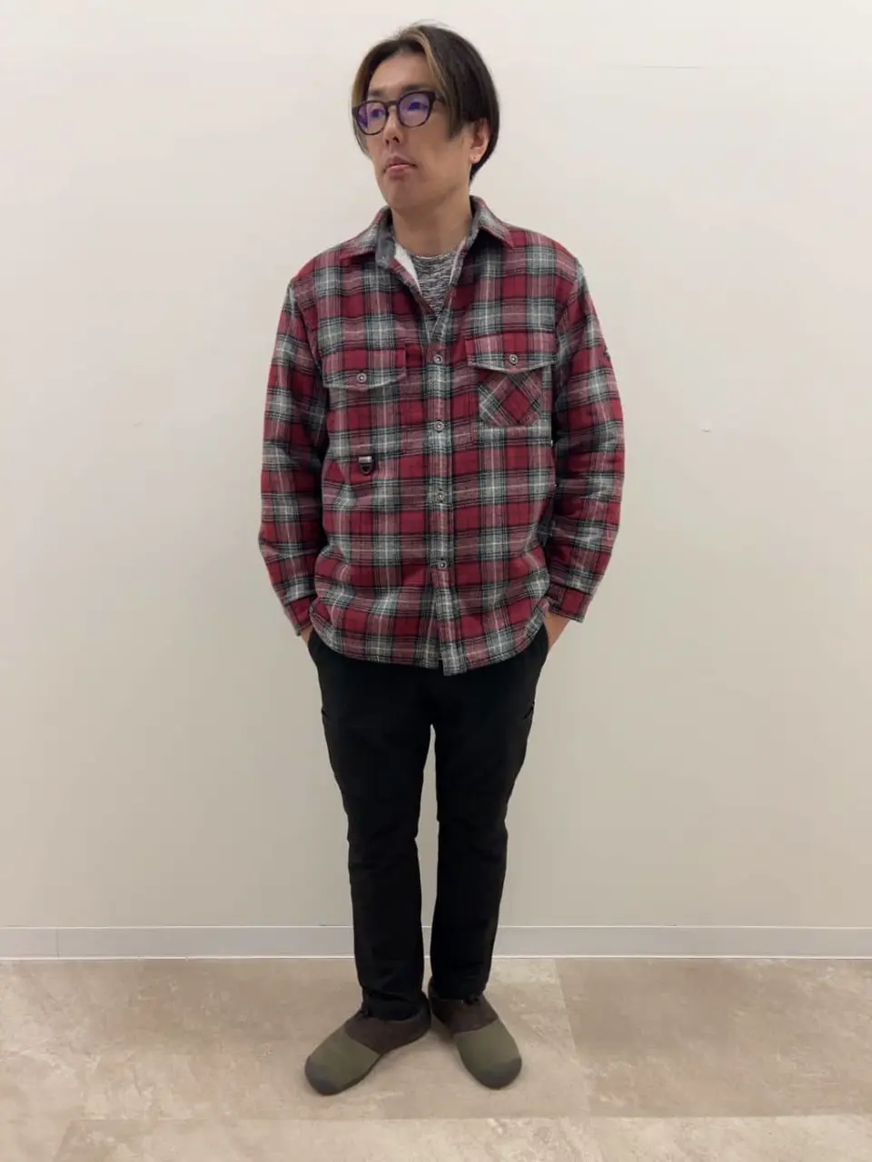 JOSEPH ABBOUD MOUNTAIN 藤川 コーディネート画像