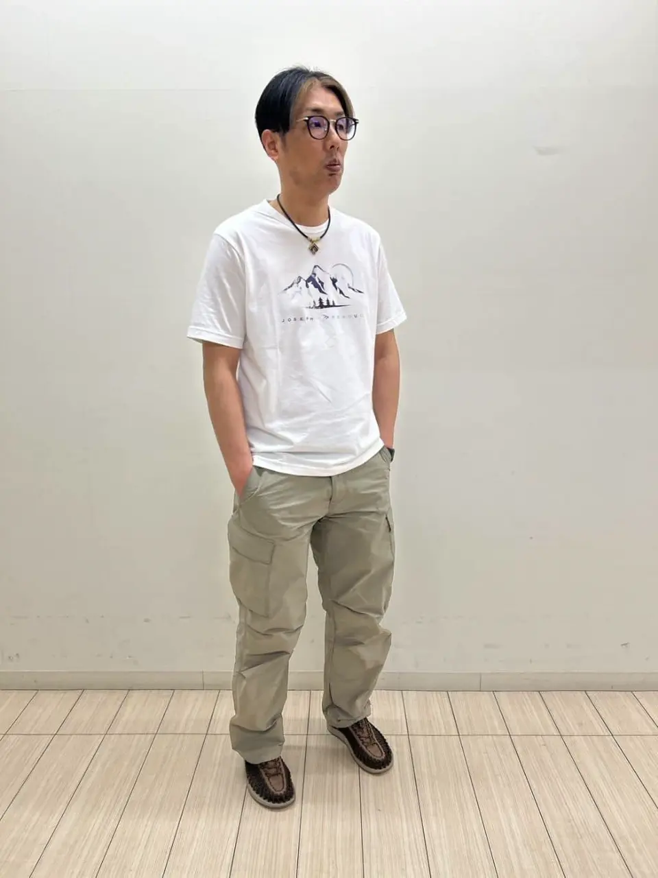 JOSEPH ABBOUD MOUNTAIN 藤川 コーディネート画像