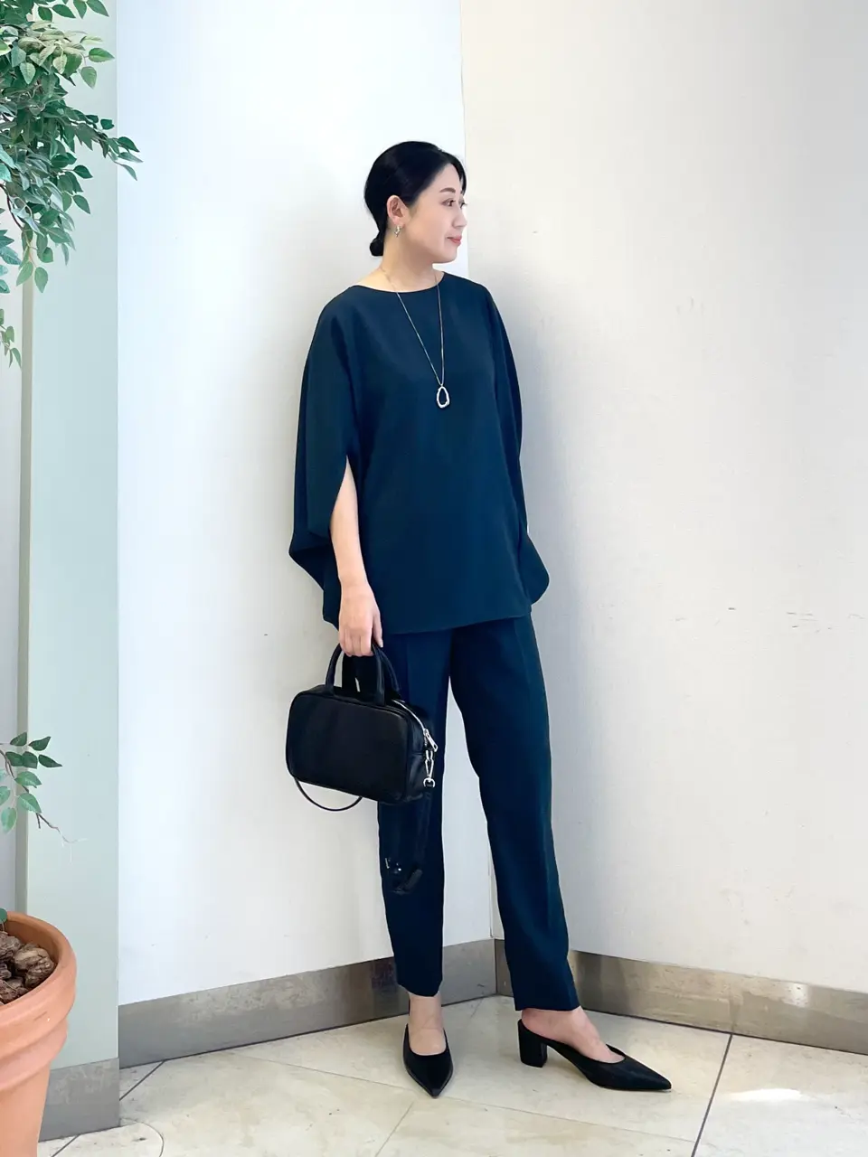 ✨美品✨ ICB オンワード樫山 パンツスーツ セットアップ ブラック 黒 XL 2025年最新】Yahoo!オークション -パンツスーツ icbの中古品