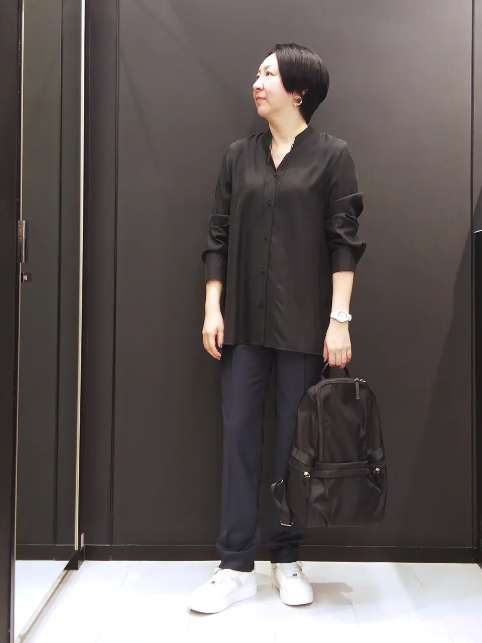 ✨美品✨ ICB オンワード樫山 パンツスーツ セットアップ ブラック 黒 XL CEREMONY STYLE 2022 | ONWARD CROSSET MAG