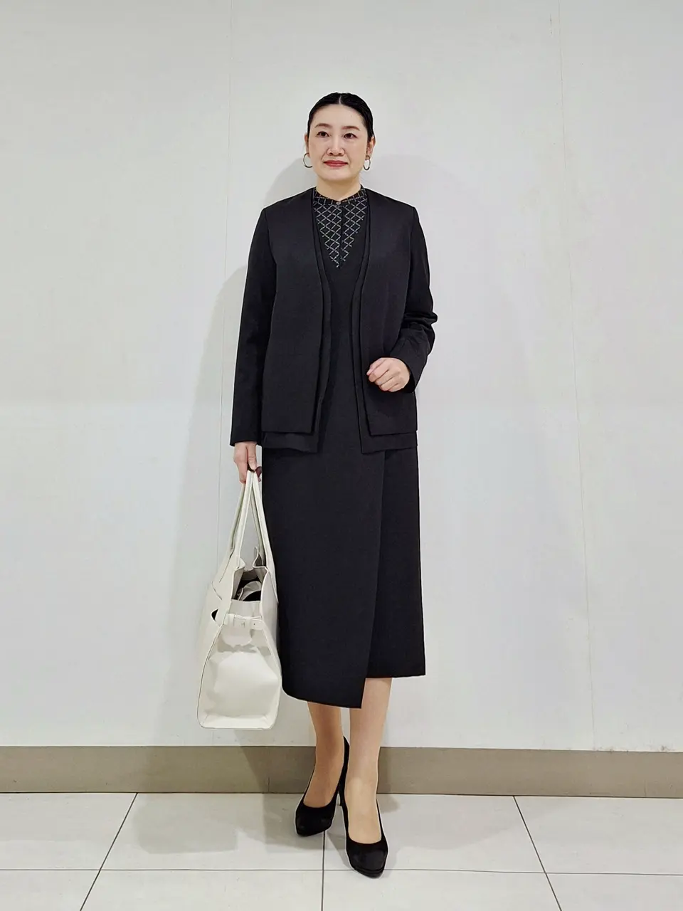 ✨美品✨ICB　オンワード樫山　パンツスーツ　セットアップ　ネイビー　XLサイズ スーツセレクション-2025 AW- | ONWARD CROSSET MAG