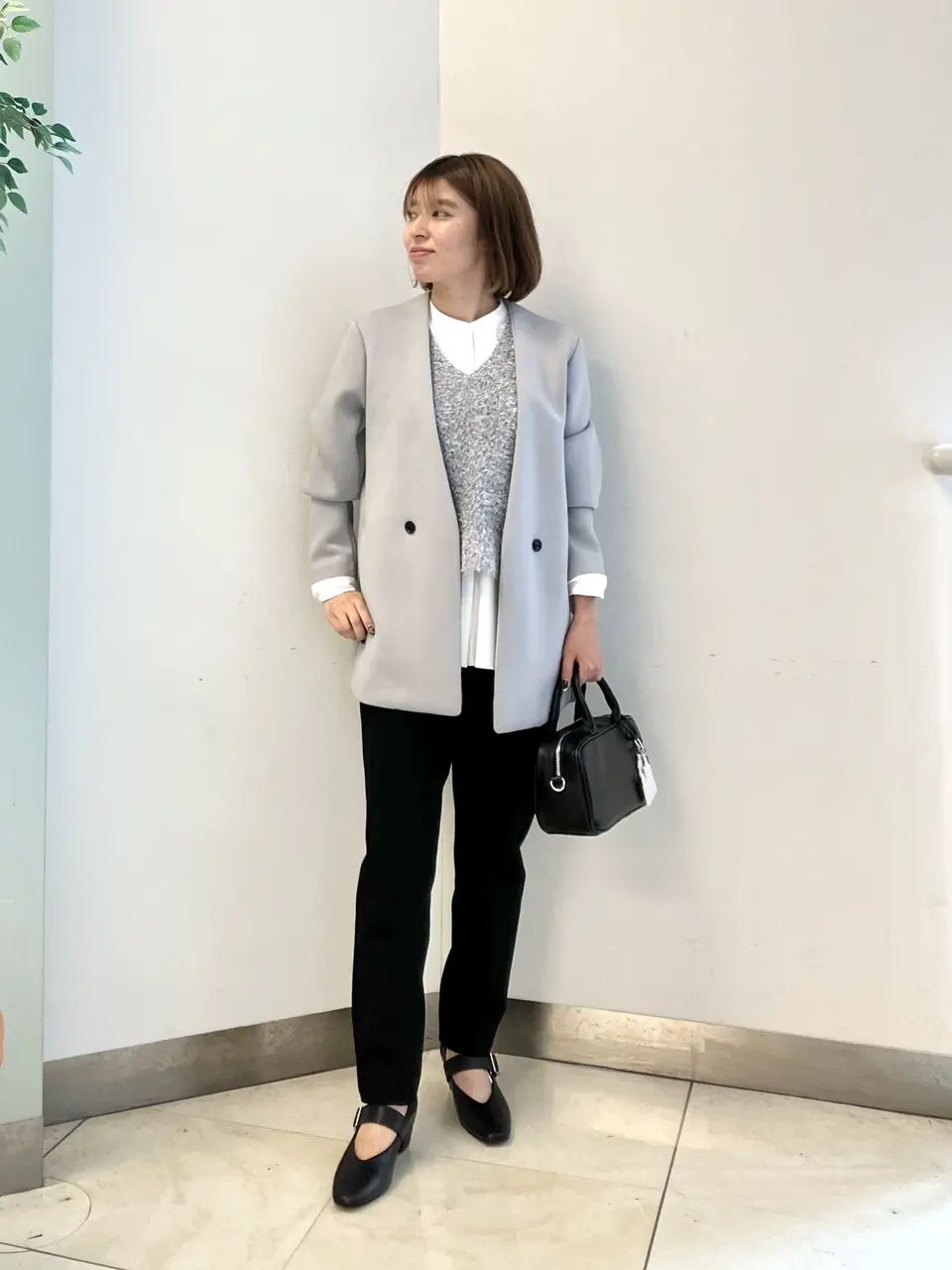 2025ss 新品・未使用・タグつき！ICB ライトスラブ ツイード ブルゾン ICB アイシービー - レディース ジャケット・ブルゾン