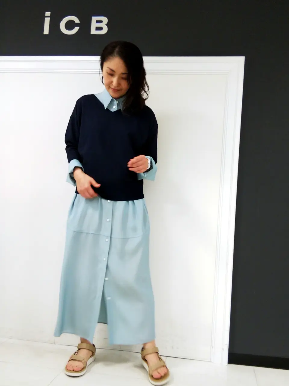 ICB 濱井 コーディネート画像