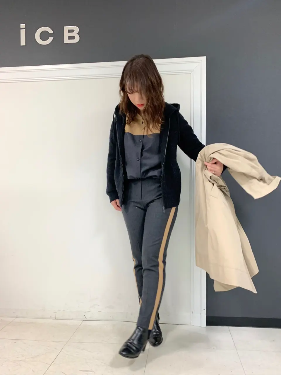 ICB 岡本 コーディネート画像