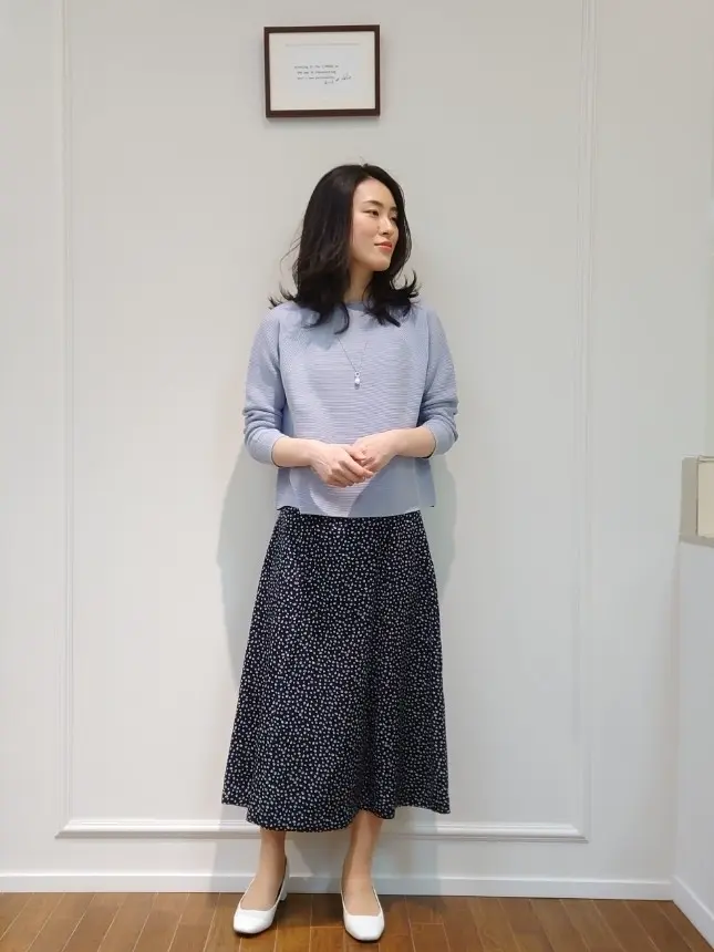  最上 コーディネート画像