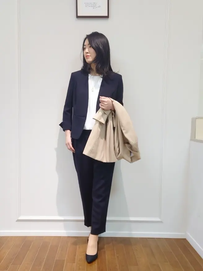  最上 コーディネート画像