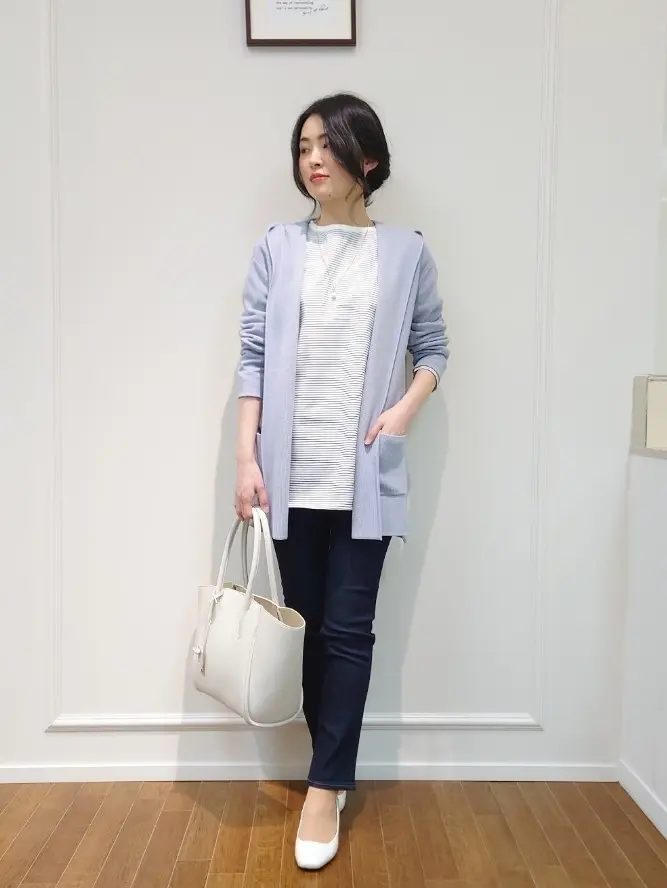  最上 コーディネート画像