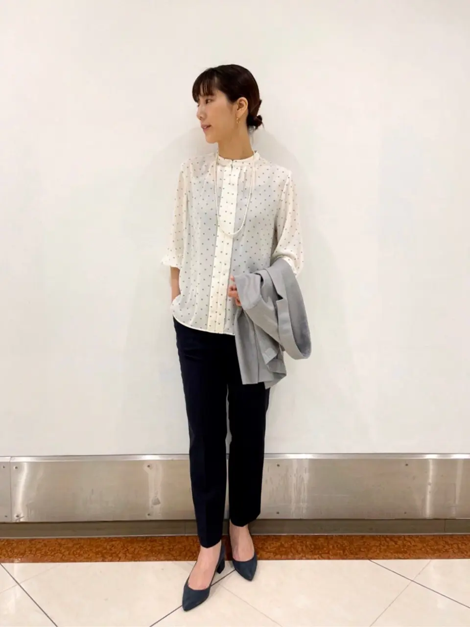 J.PRESS LADIES 島田 コーディネート画像