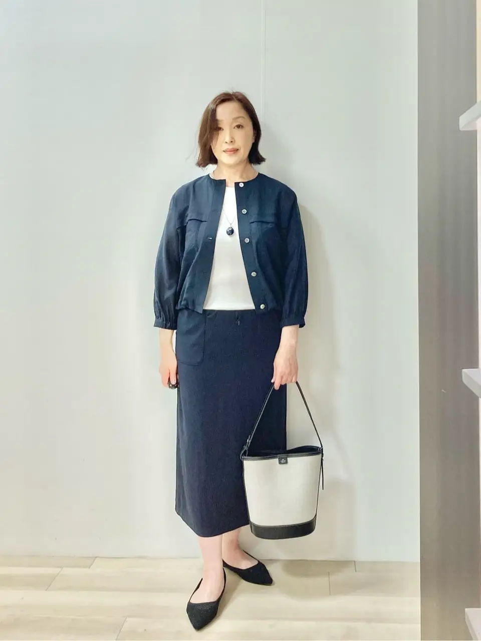 J.PRESS LADIES スタッフ コーディネート画像