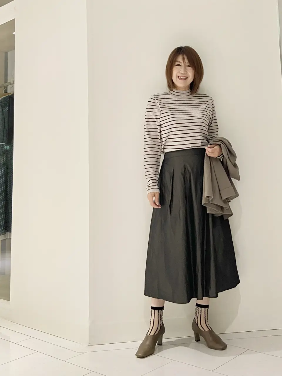 J.PRESS LADIES （Jプレス）スカート　新品 6F J.PRESS LADIES】春夏におすすめ！シースルースカート | J