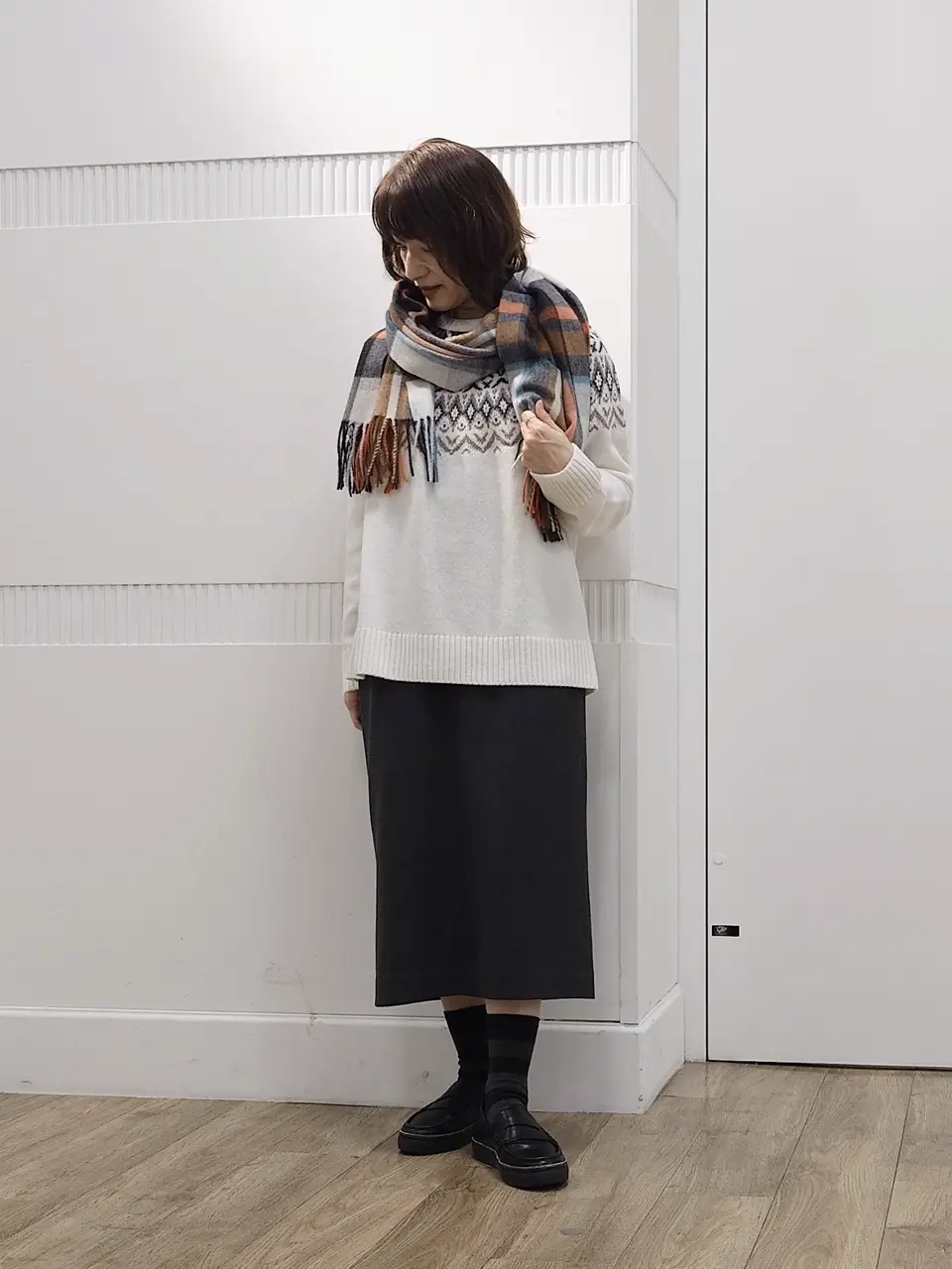 J.PRESS LADIES スタッフ コーディネート画像