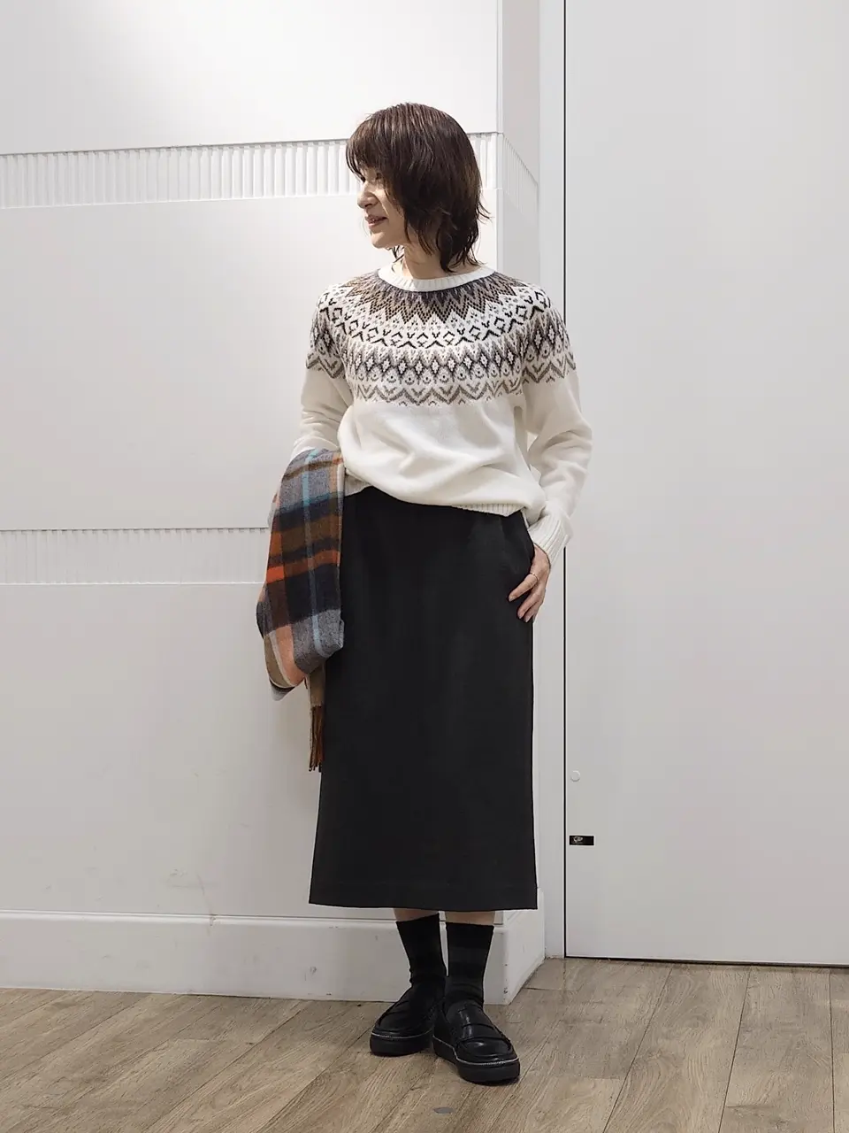 J.PRESS LADIES スタッフ コーディネート画像