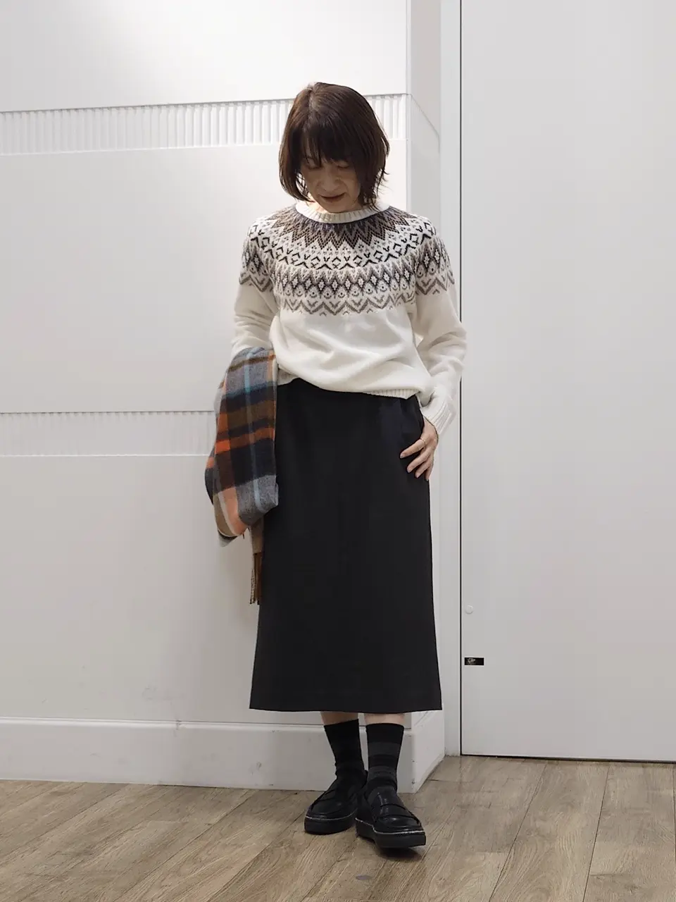 J.PRESS LADIES スタッフ コーディネート画像