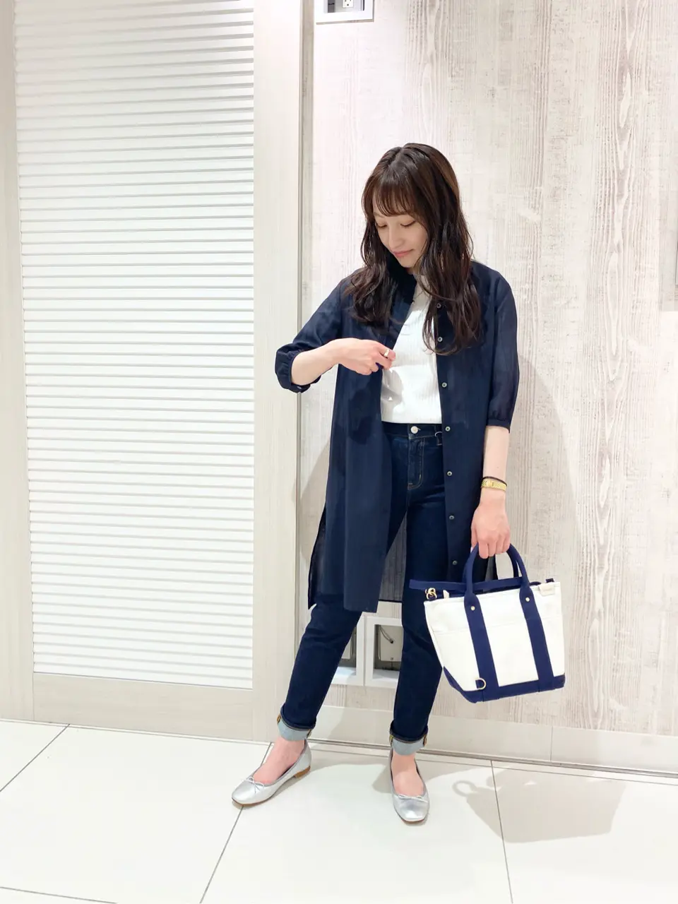 J.PRESS LADIES スタッフ コーディネート画像