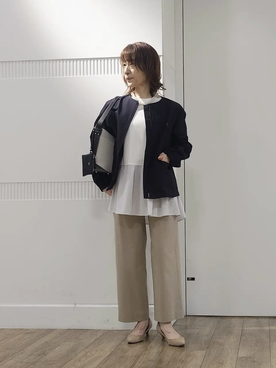 J.PRESS LADIES スタッフ コーディネート画像