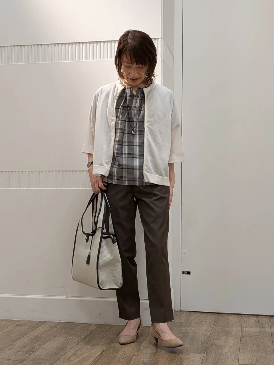 J.PRESS LADIES スタッフ コーディネート画像